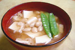 豆いっぱい味噌汁の作り方レシピ