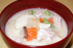 里芋の和風スープミルク風味の作り方レシピ