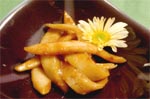 あけびの味噌炒め　作り方レシピ