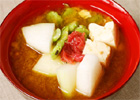 豆腐の梅ぇ〜汁の作り方レシピ